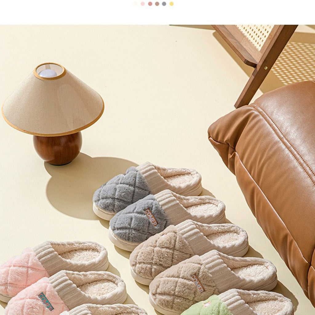 Unisex Men's Women's Cotton Slippers