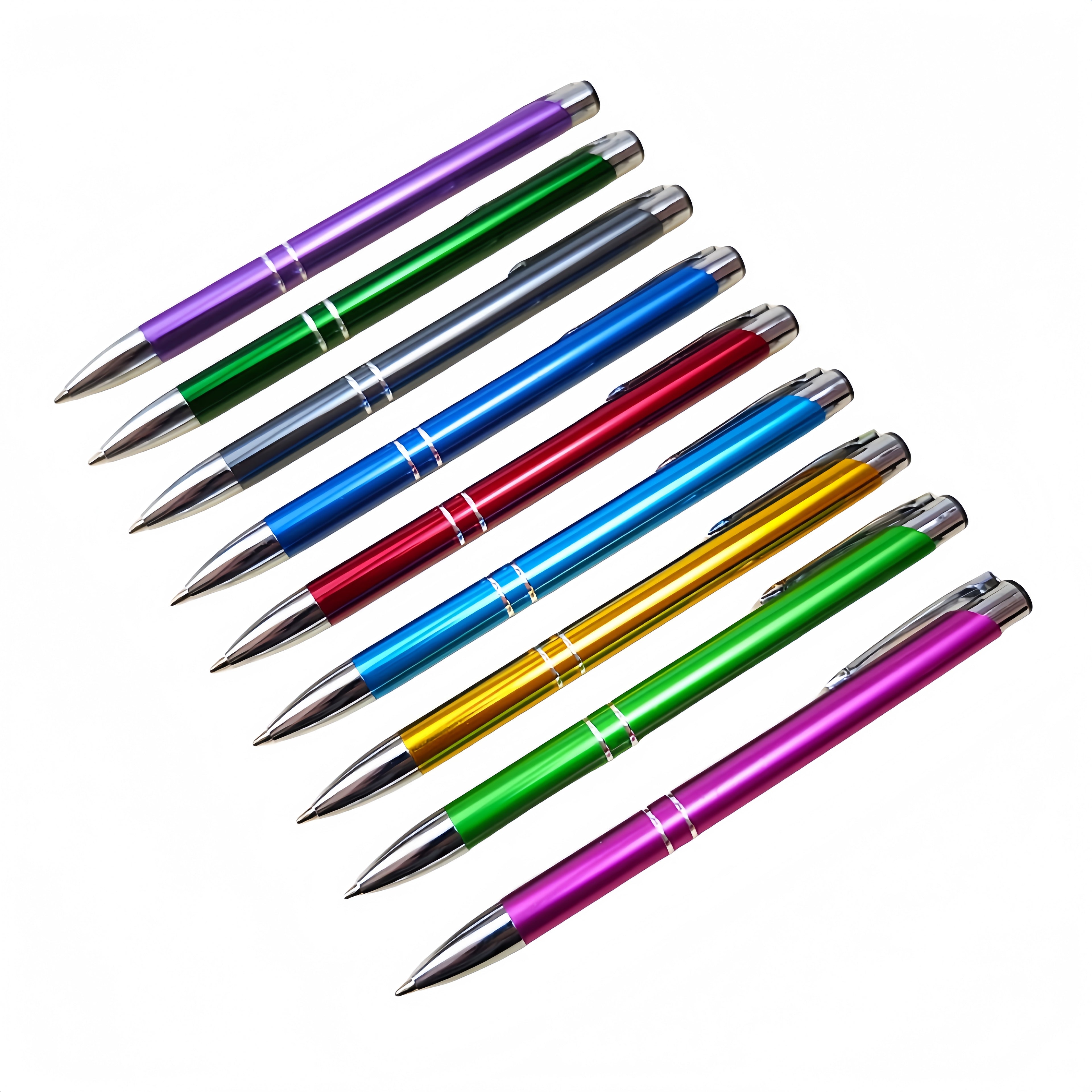 Colorful Aluminum Tube Ballpoint Pen