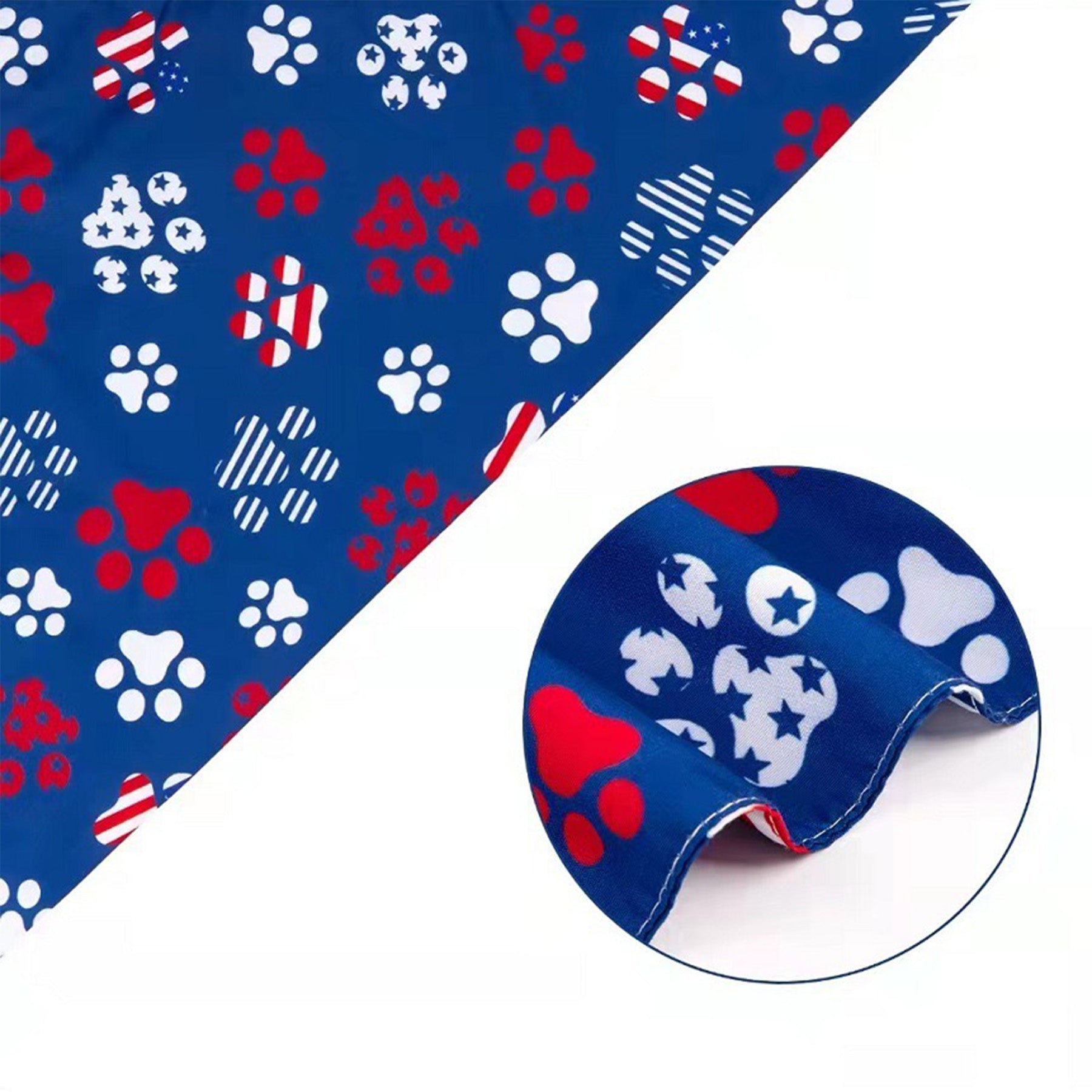 Independence Day Pet Dog Triangle Drool Towel