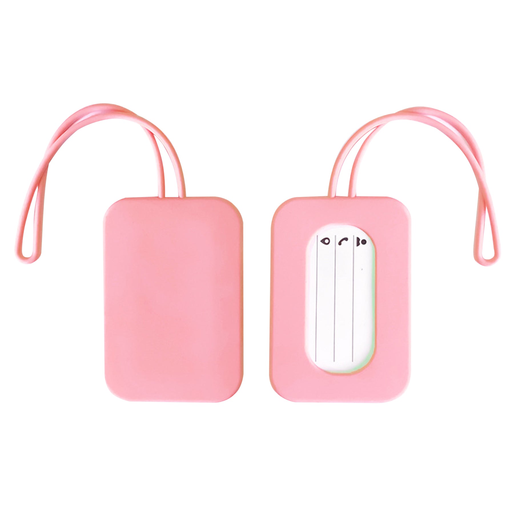 Silicone Luggage Tag with Name ID Card