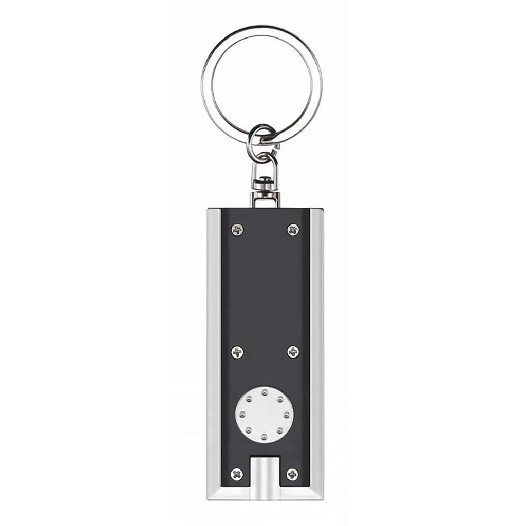 LED Flashlight With Swivel Key Chain