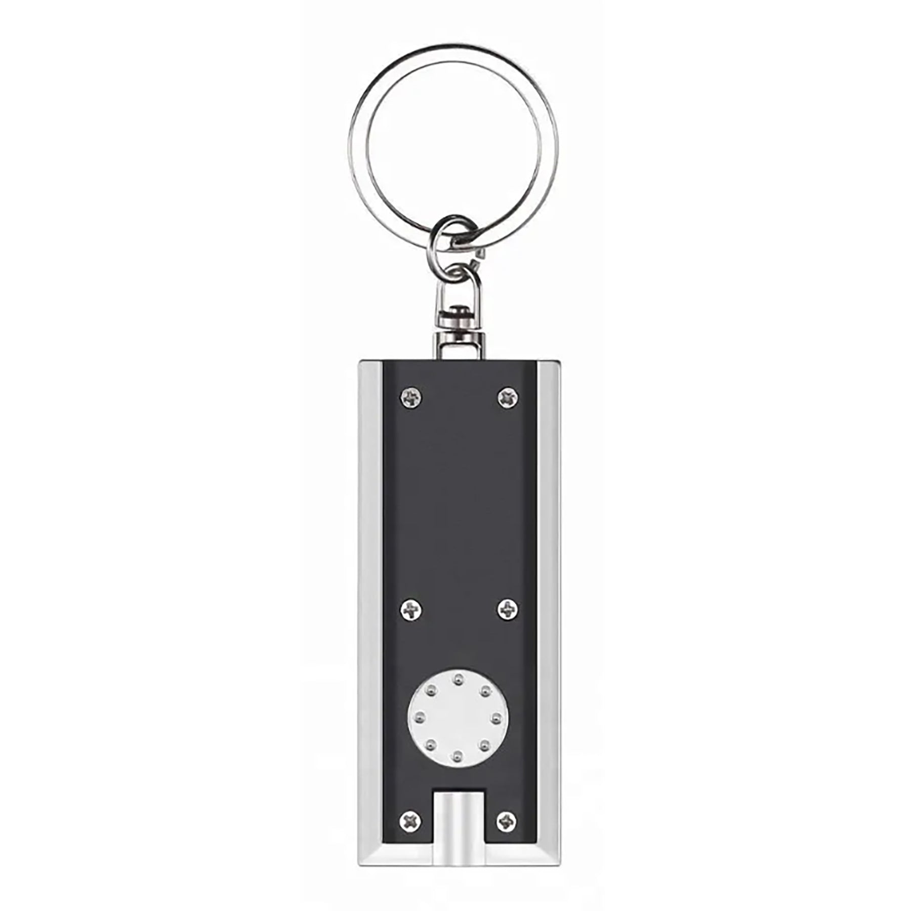 LED Flashlight With Swivel Key Chain