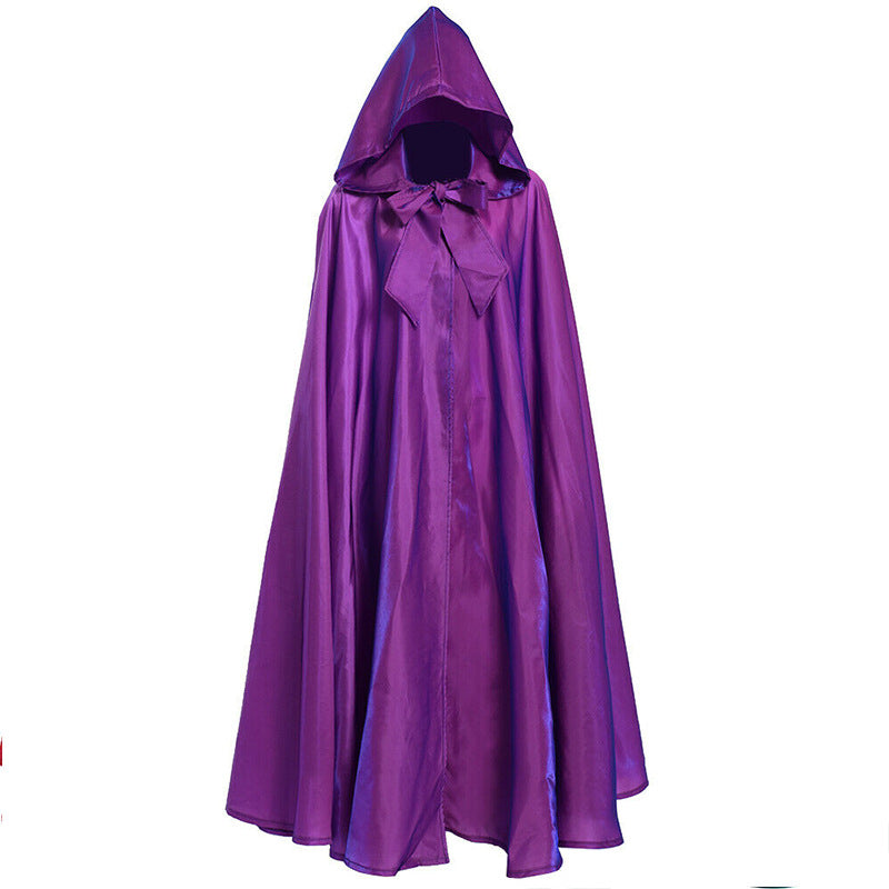 Halloween Cloak Wizard Robe Death Character Performance Costume