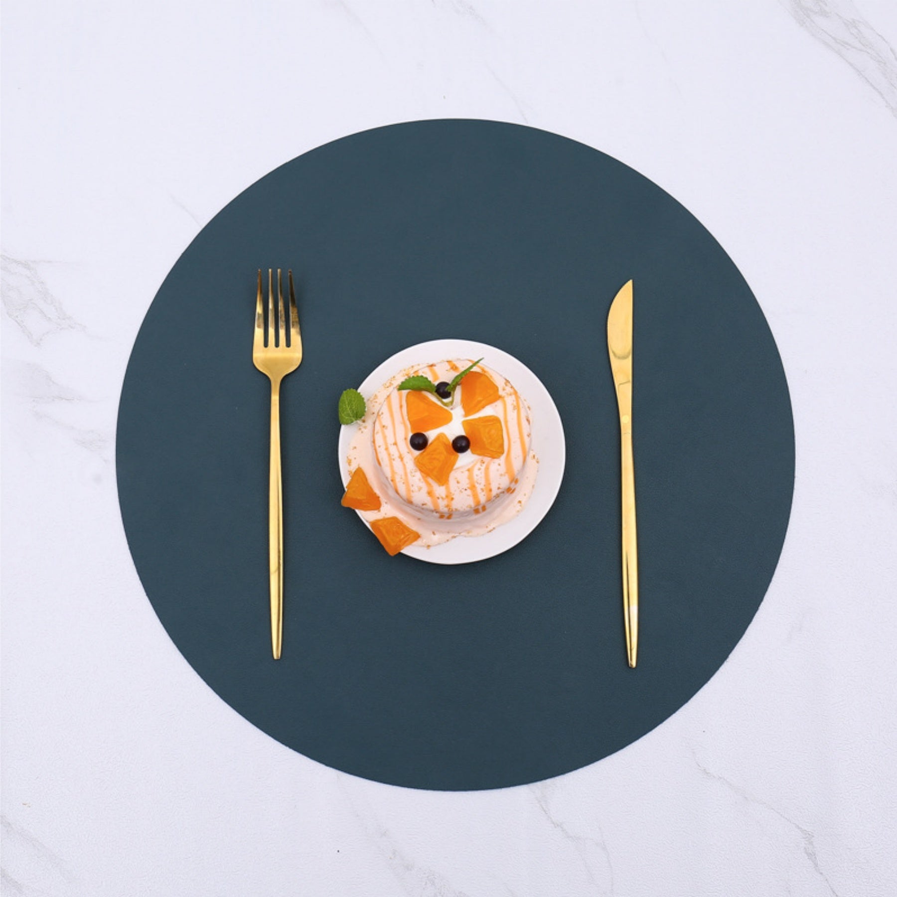 Round Minimalist Heat Insulated Placemat