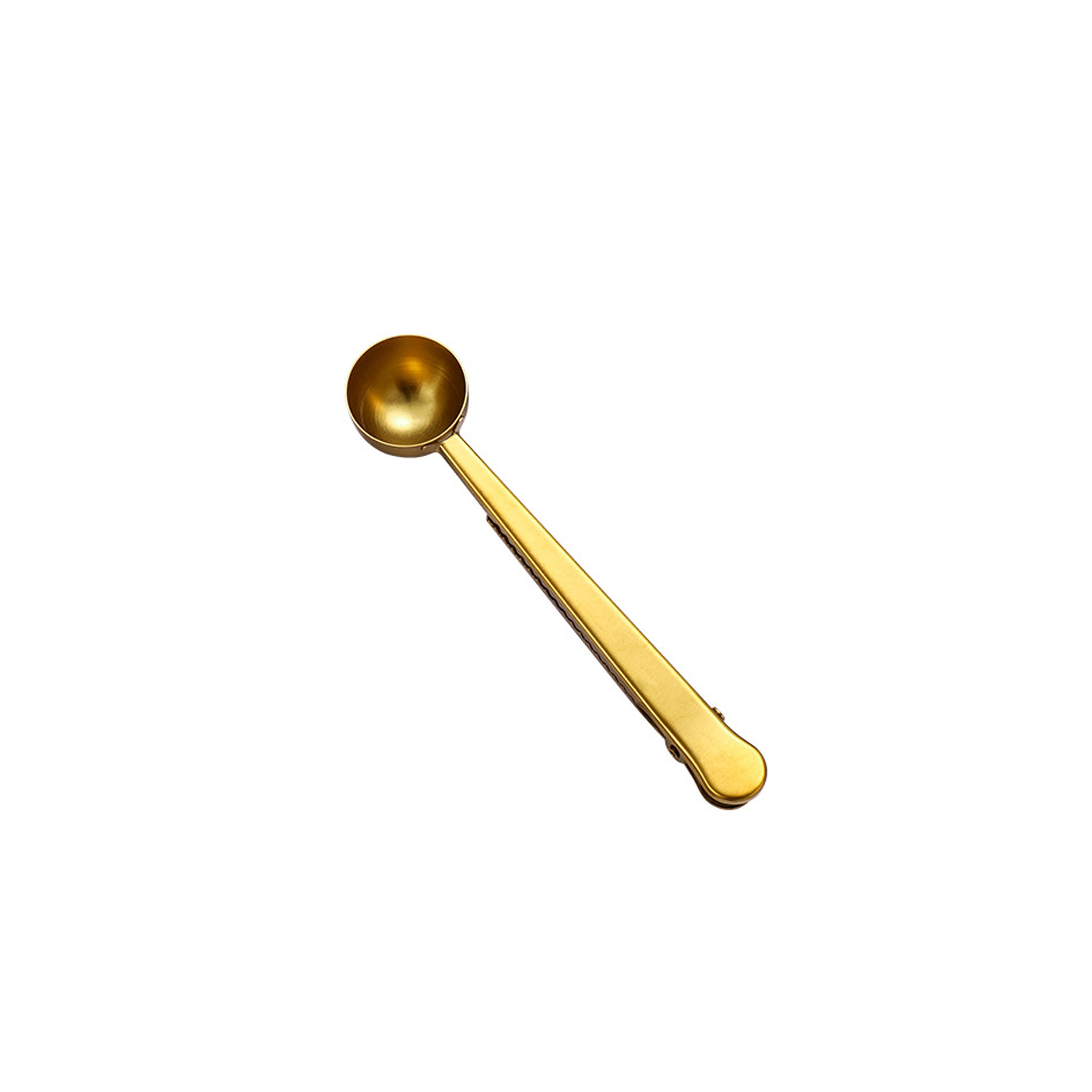 2-in-1 Stainless Steel Coffee Spoon Clip