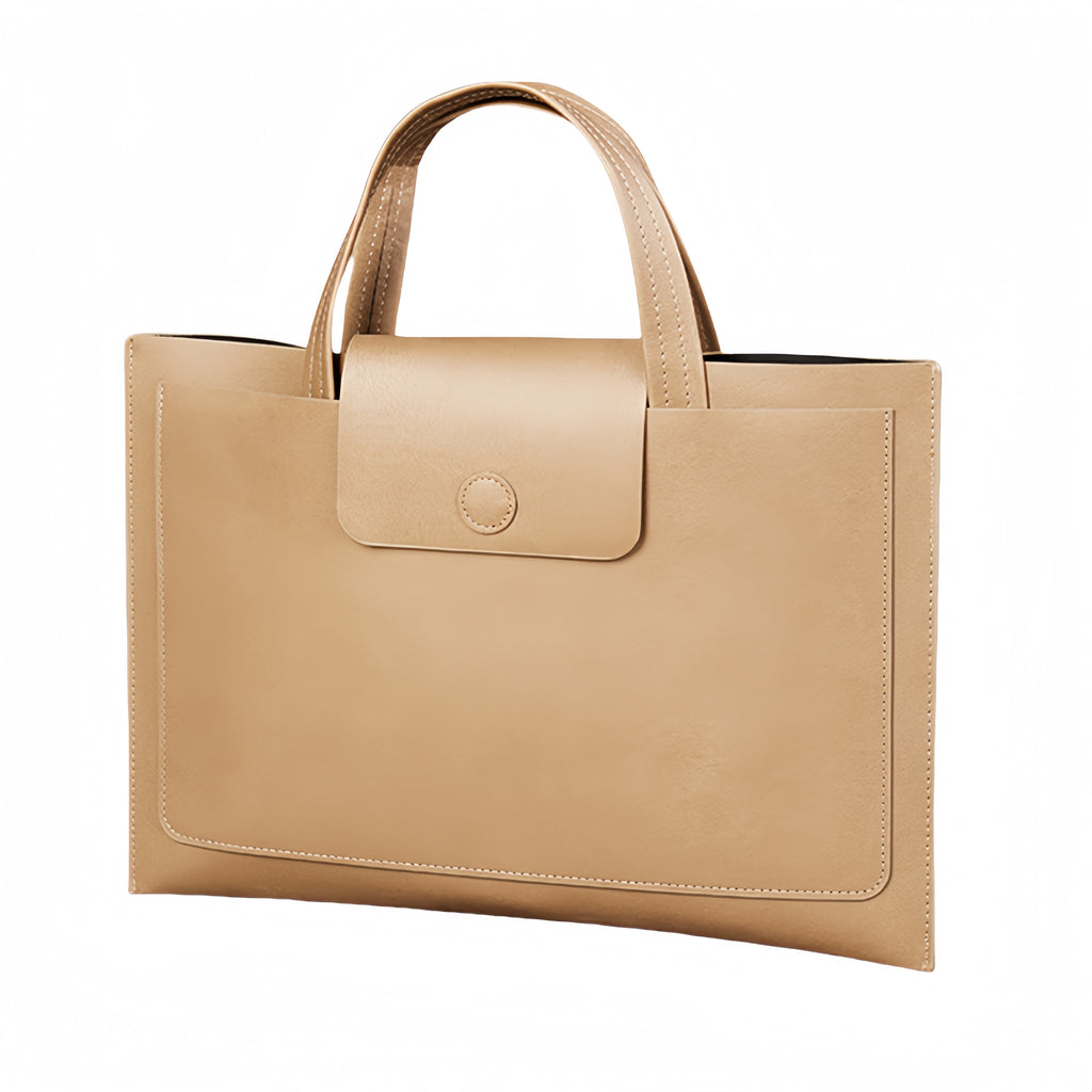 A4-Sized Pu Leather Work Briefcase