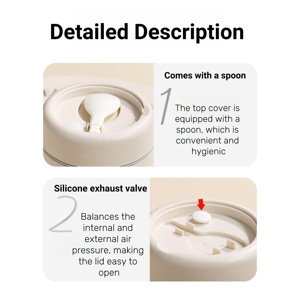 Insulated Cup With A Spoon