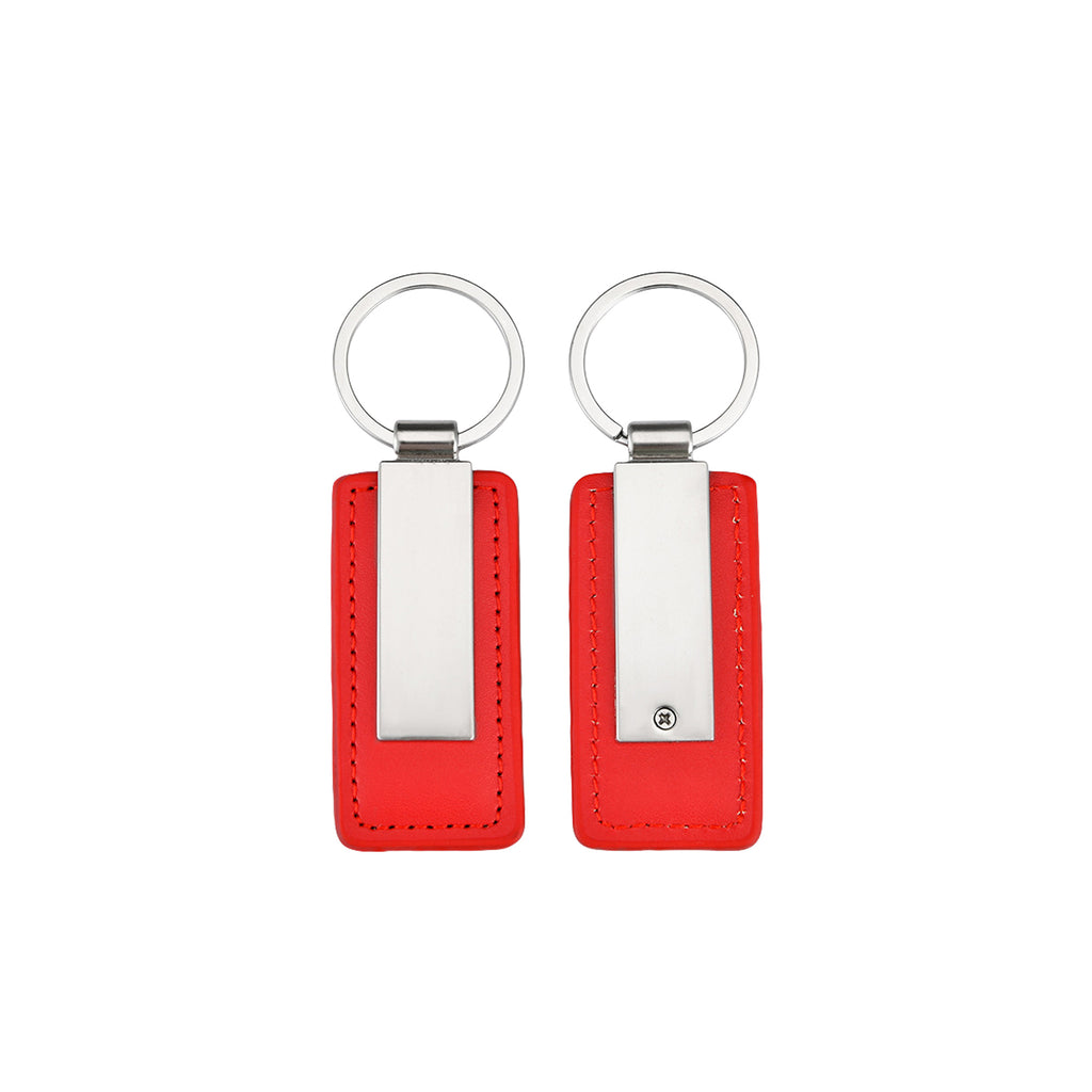 Leather Metal Keychain