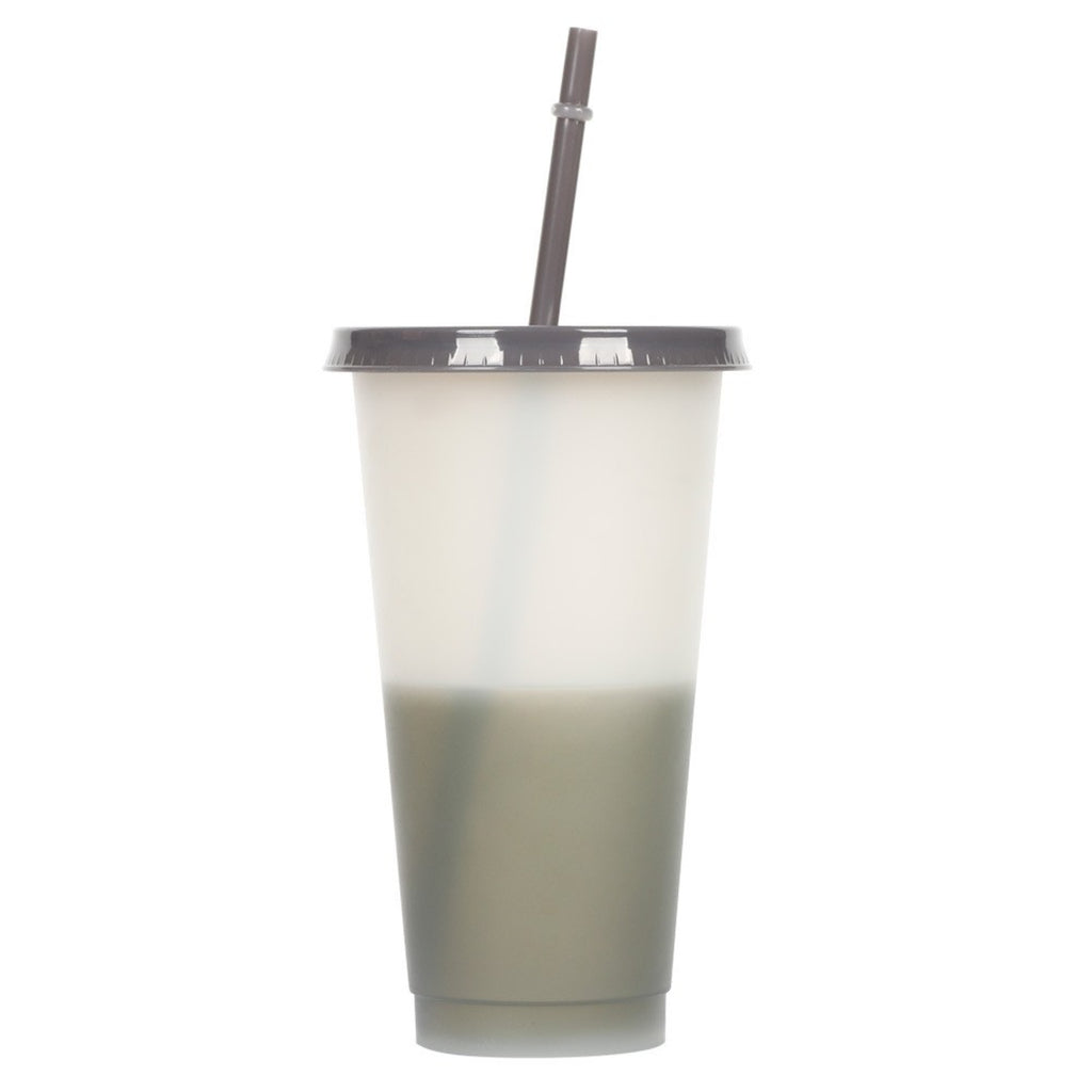 24oz Color Changing Cups With Lids And Straws