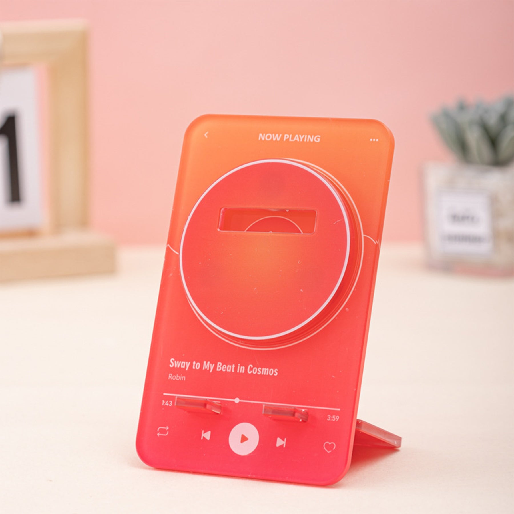 Acrylic Rotating Badge Holder