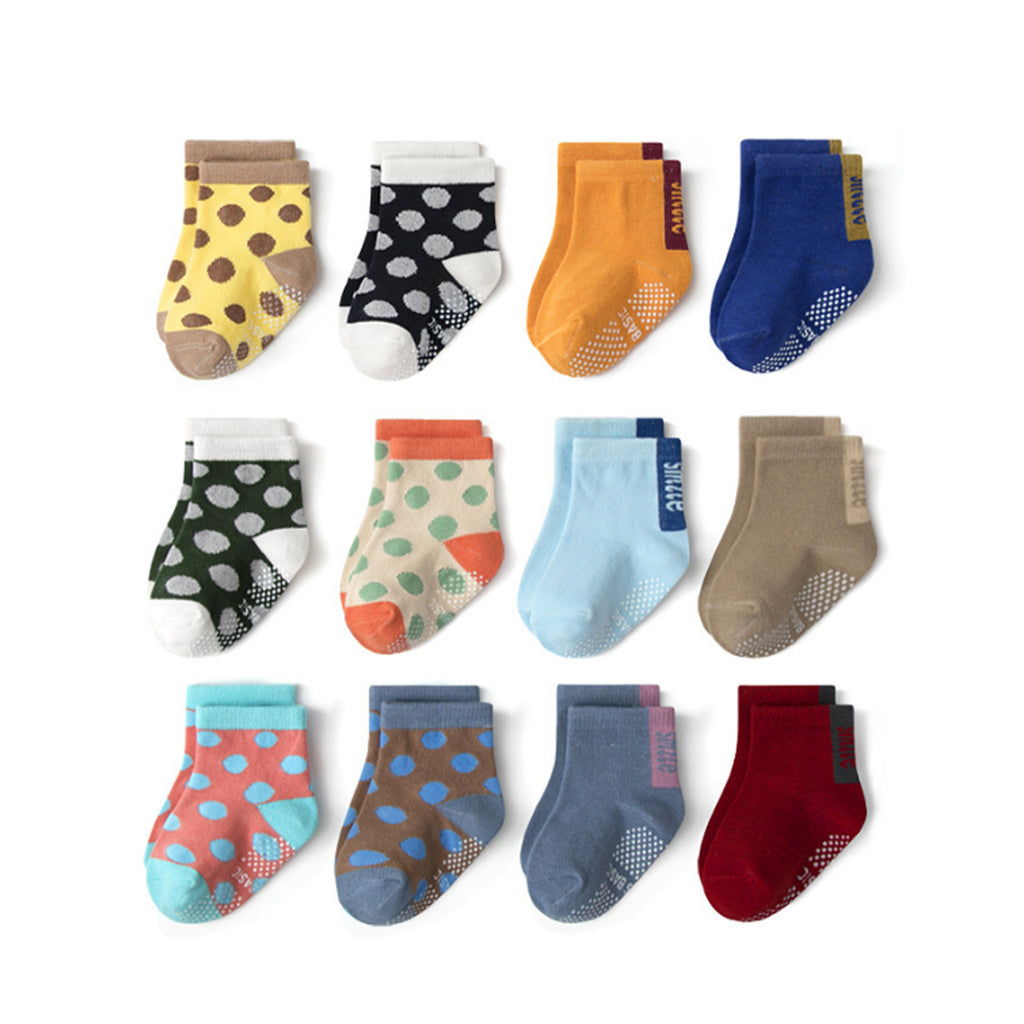 Combed Cotton Non-Slip Dispensing Children'S Socks