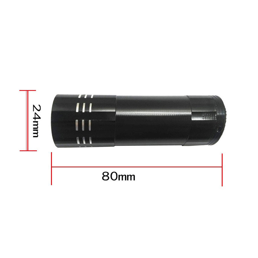 Portable Outdoor Aluminum 9 Led Flashlight