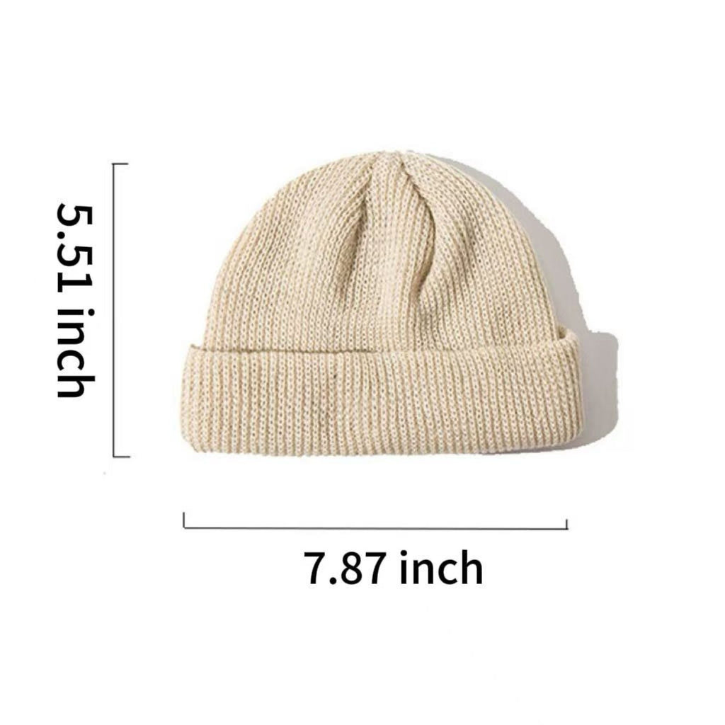 Thick-Waist Knitted Hat