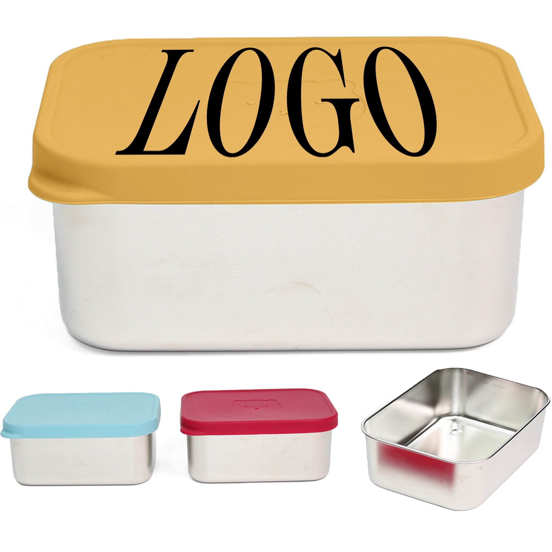 Stainless Steel Lunch Box Seal With Silicone Lid