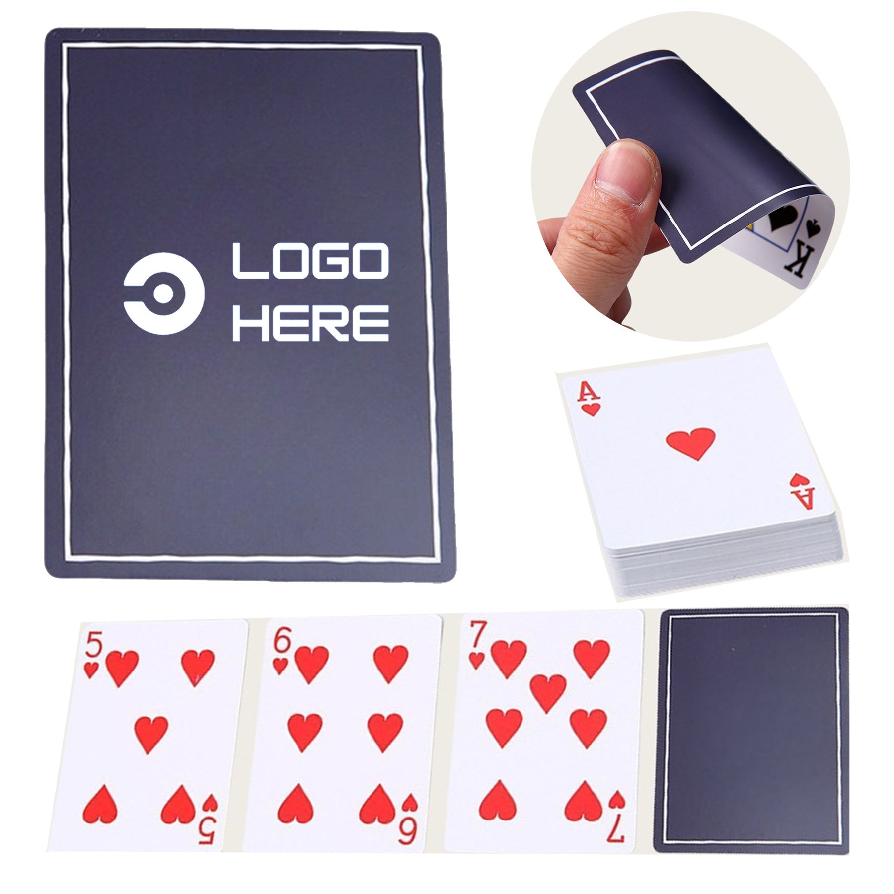 White Core Paper Playing Cards