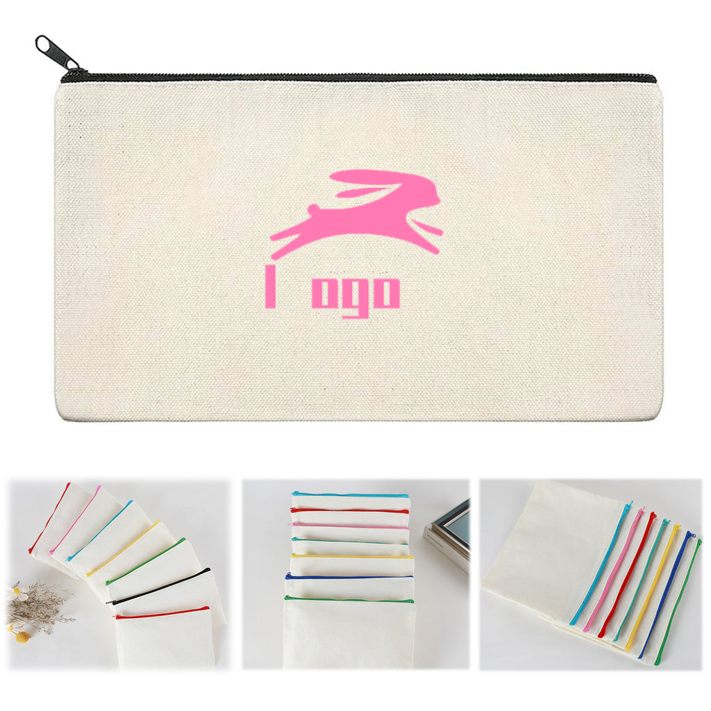 Blank Diy Canvas Pencil Case