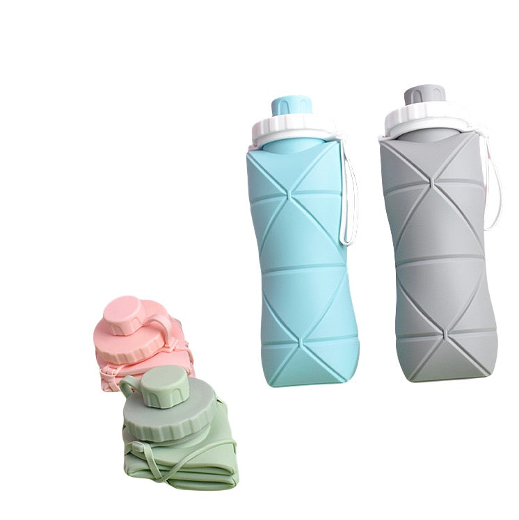 Lightweight Collapsible Silicone Sports Water Bottle