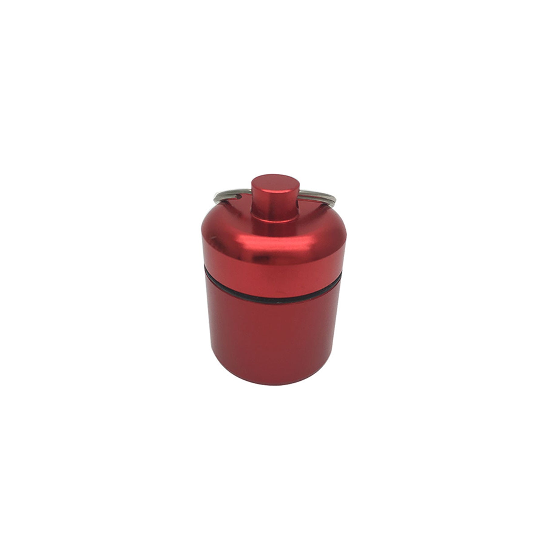 Portable Alloy Keychain Storage Capsule