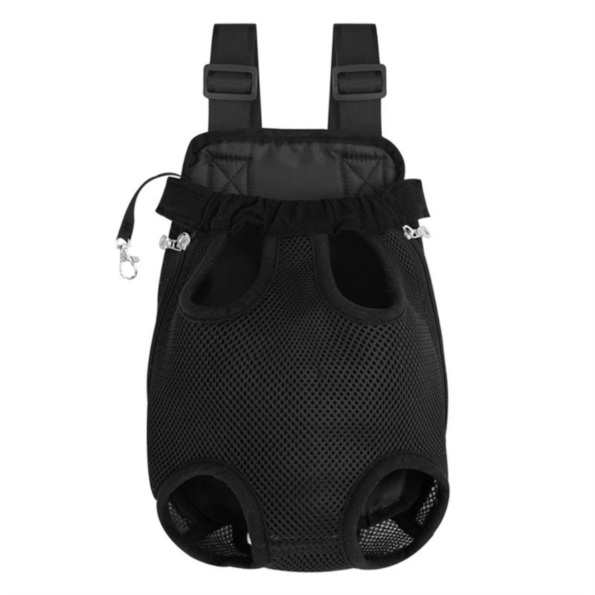 Vented Mesh Pet Carrier Backpack Front Travel Hiking Bike