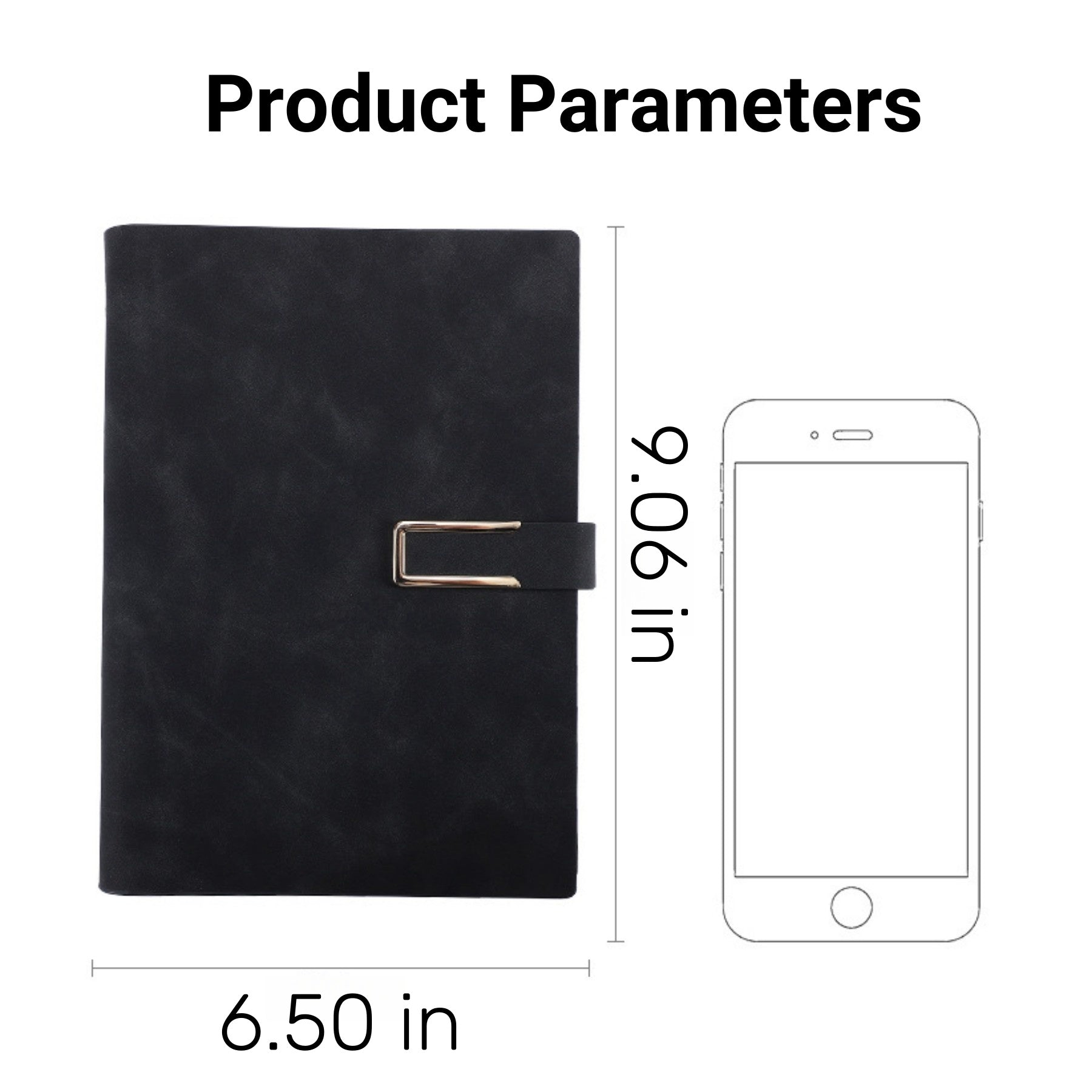 A5 Magnetic - closure Loose - leaf Notebook