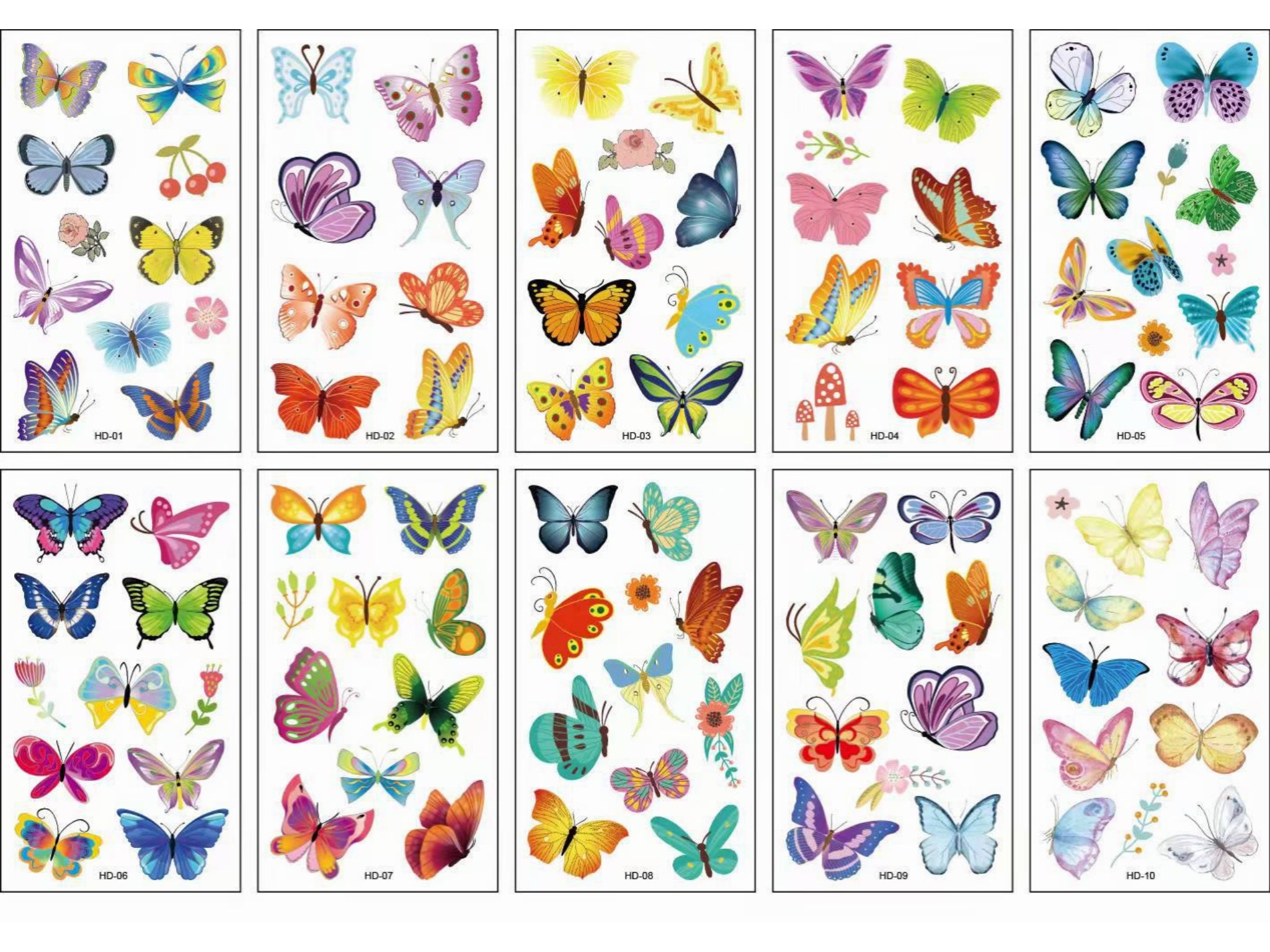 Diverse Themes Temporary Tattoo Stickers