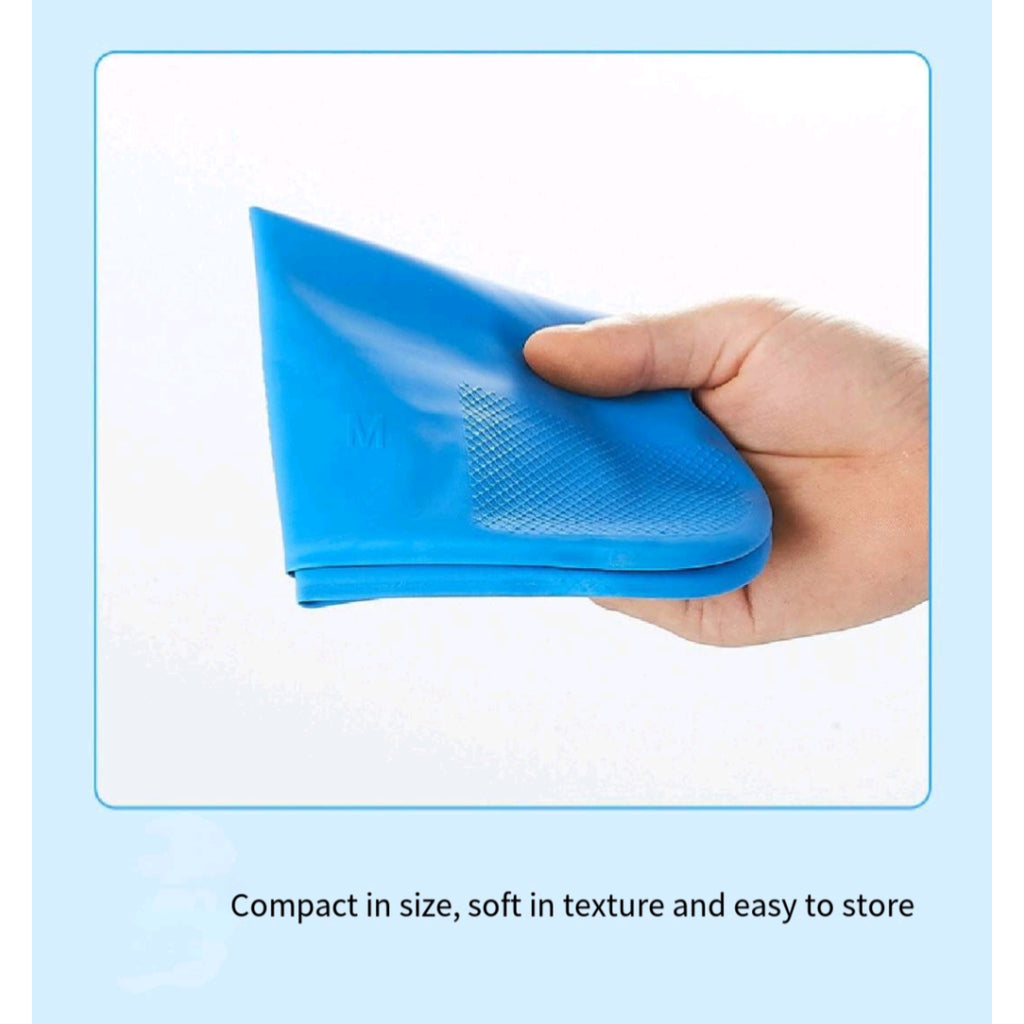 Portable Stretch Stay On Waterproof Rain Overshoes Non slip