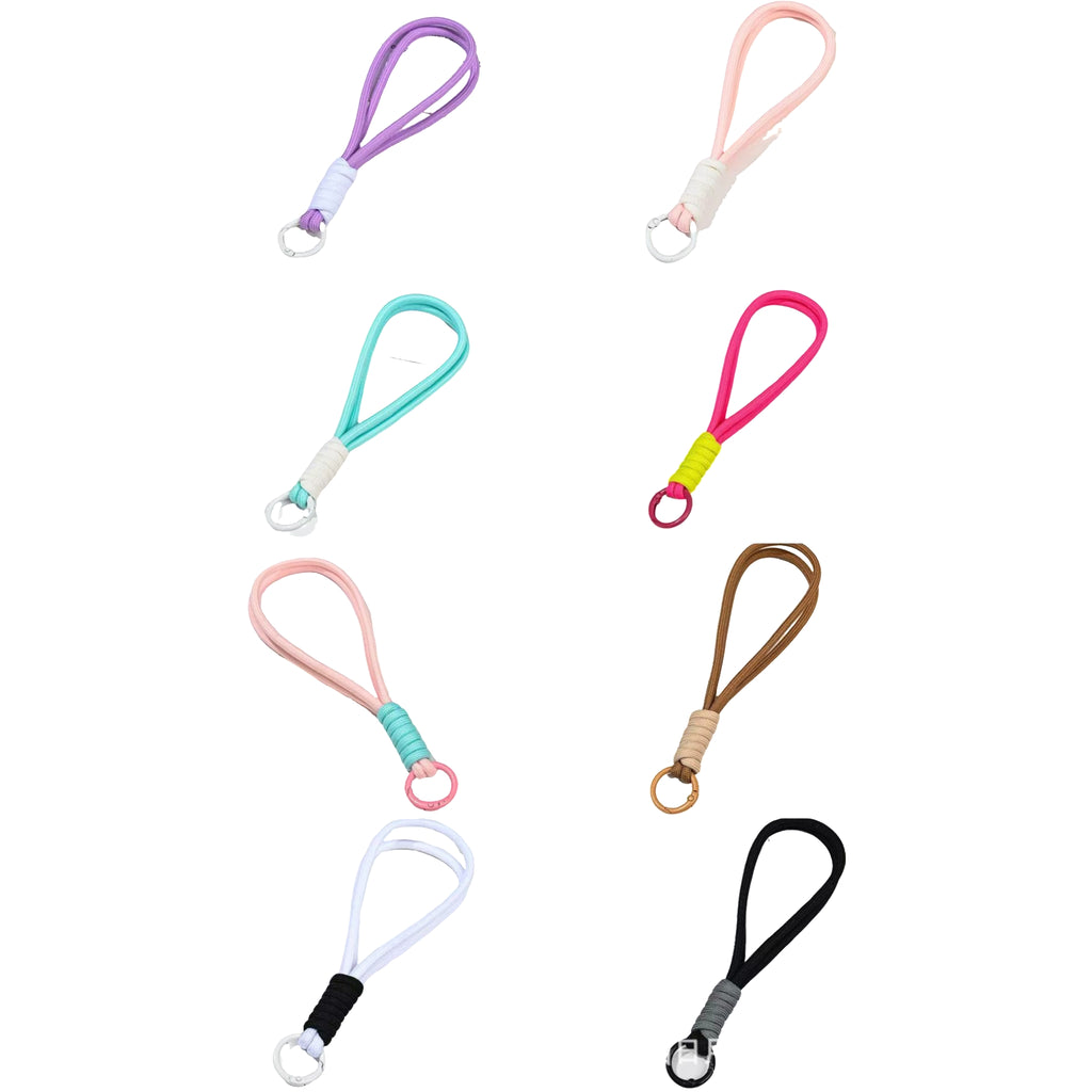 Two Tone Woven Lanyard Phone Keychain & Cup Use For Daily
