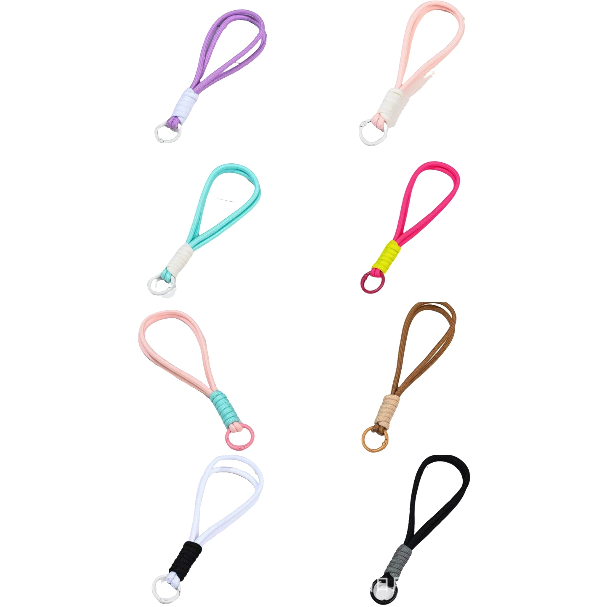 Two Tone Woven Lanyard Phone Keychain & Cup Use For Daily