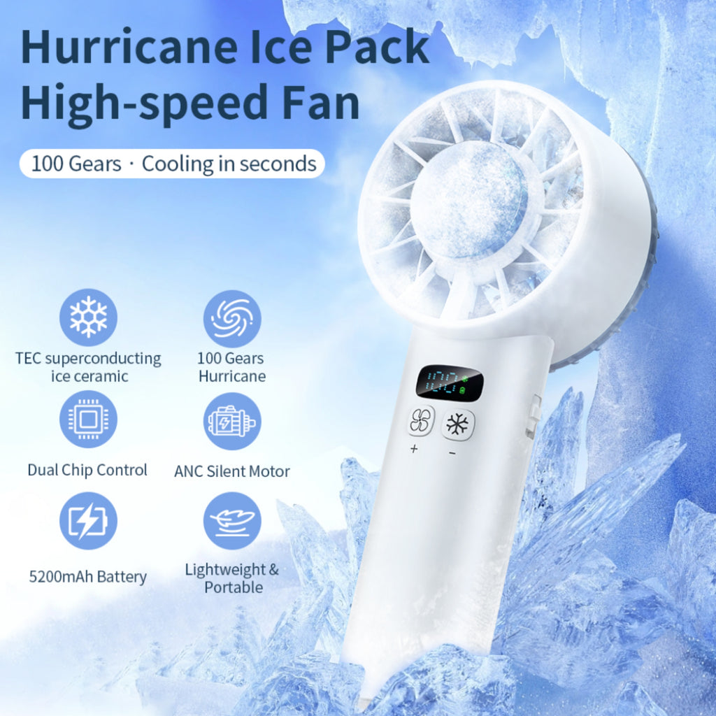 High - speed Cooling Handheld Fan