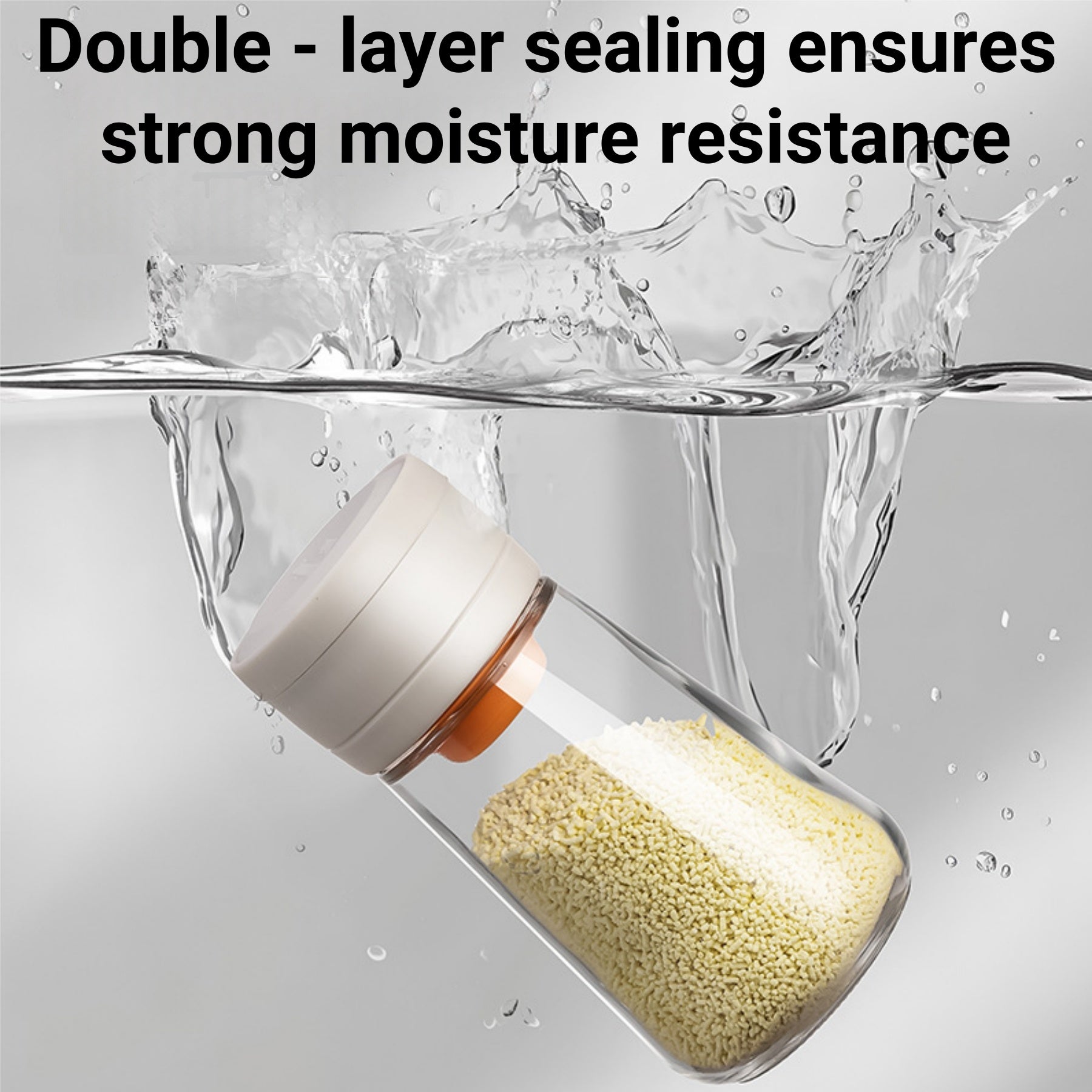 Quantitative Glass Salt Shaker