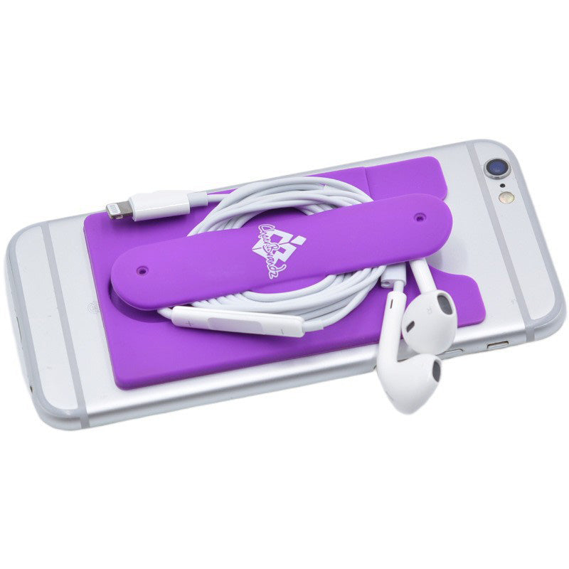 Silicone Mobile Wallet With Phone Kickstand