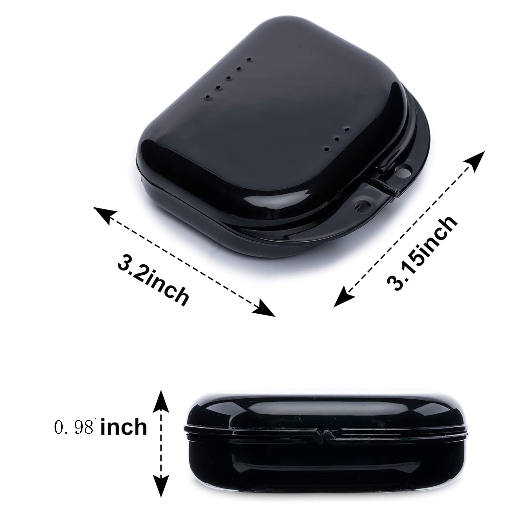 Tight Snap Lock Orthodontic Mouth Guard Case