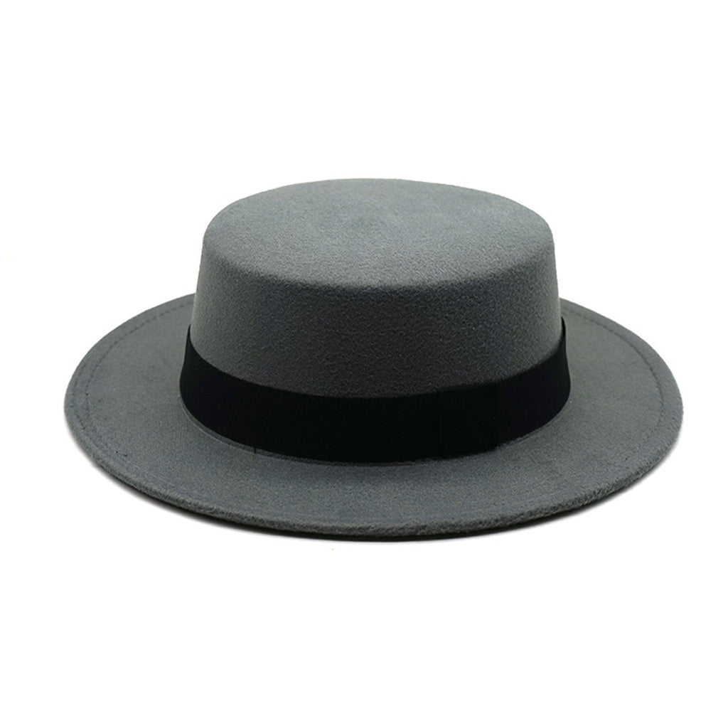 Vintage British Style Black Ribbon Flat Top Gift