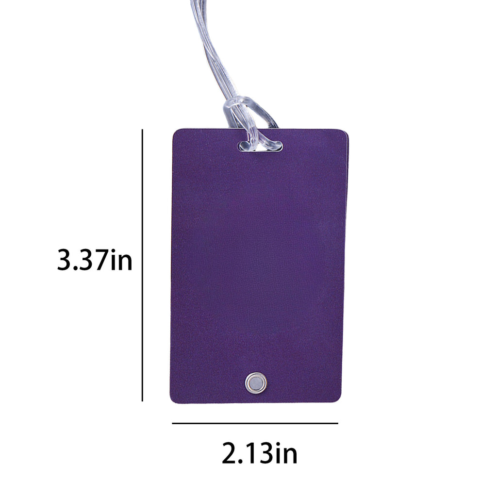 Durable PVC Luggage Tag With Strap