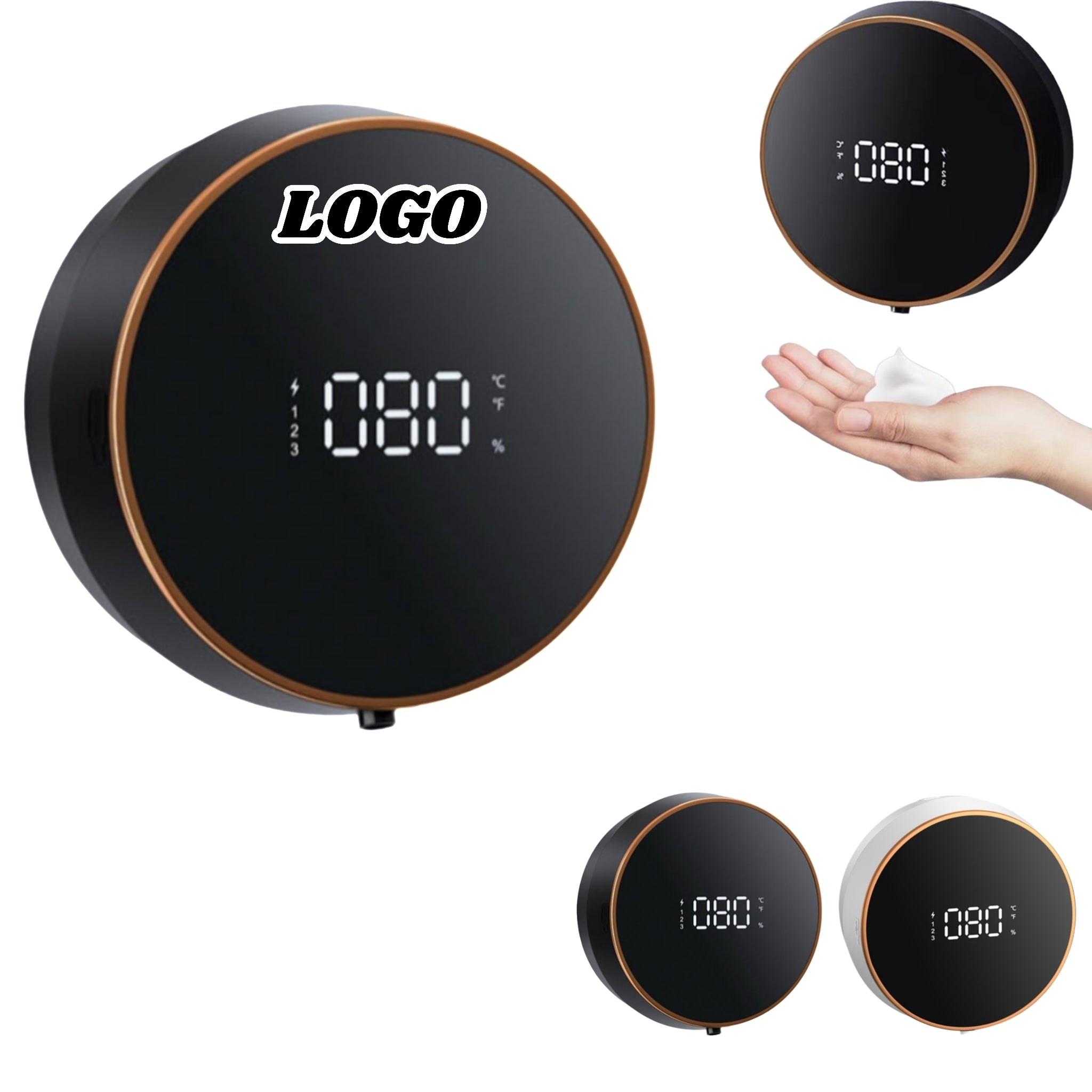 Digital Touchless Soap Dispenser Adjustable Foam Volume Auto Sensing