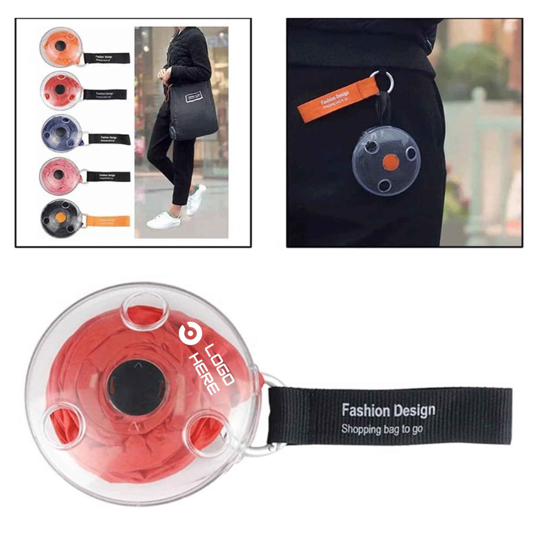 Reusable Retractable Grocery Bag