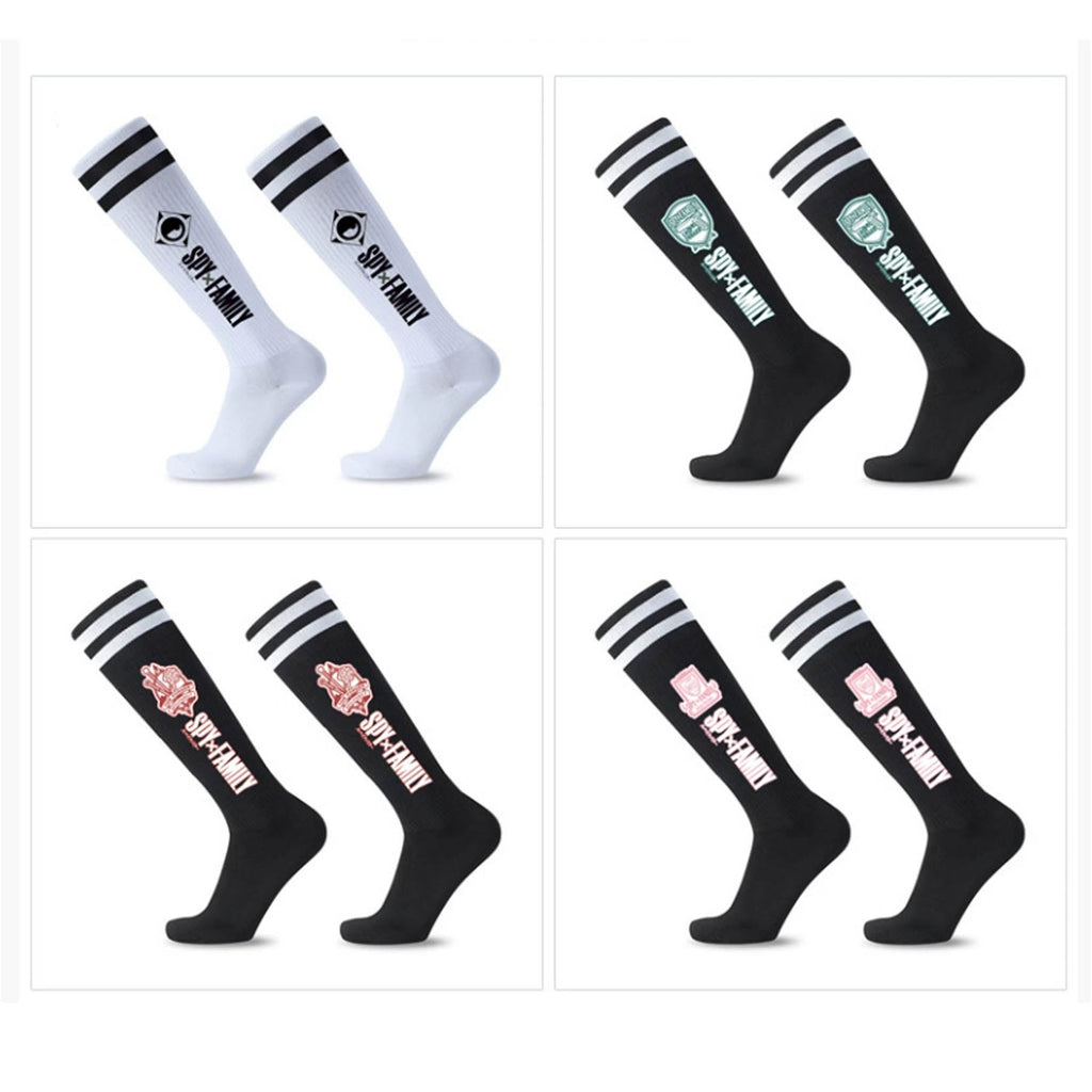 Anime Style Moisture-Wicking Cotton Knee High Socks