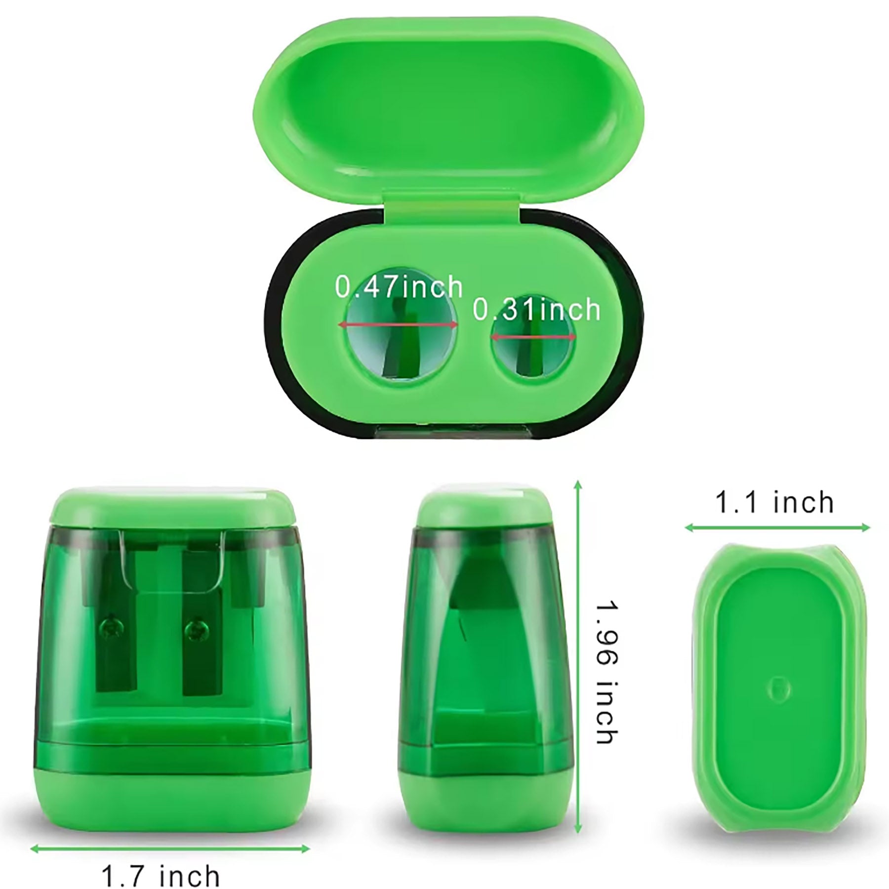 Double Hole Manual Pencil Sharpeners