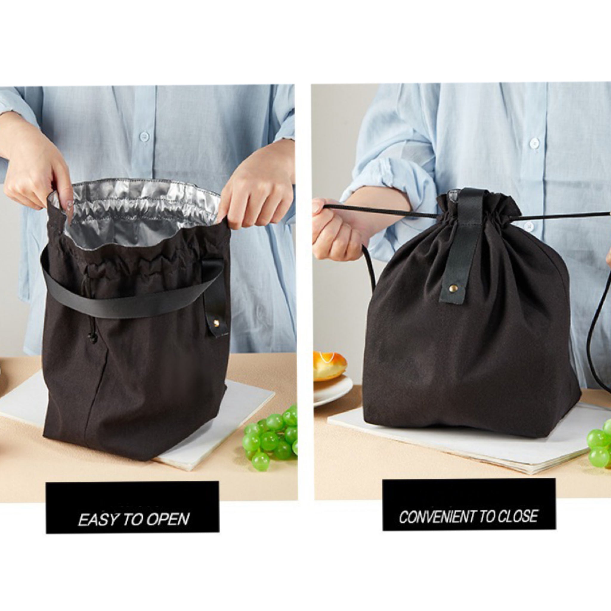 Drawstring Lunch Bag
