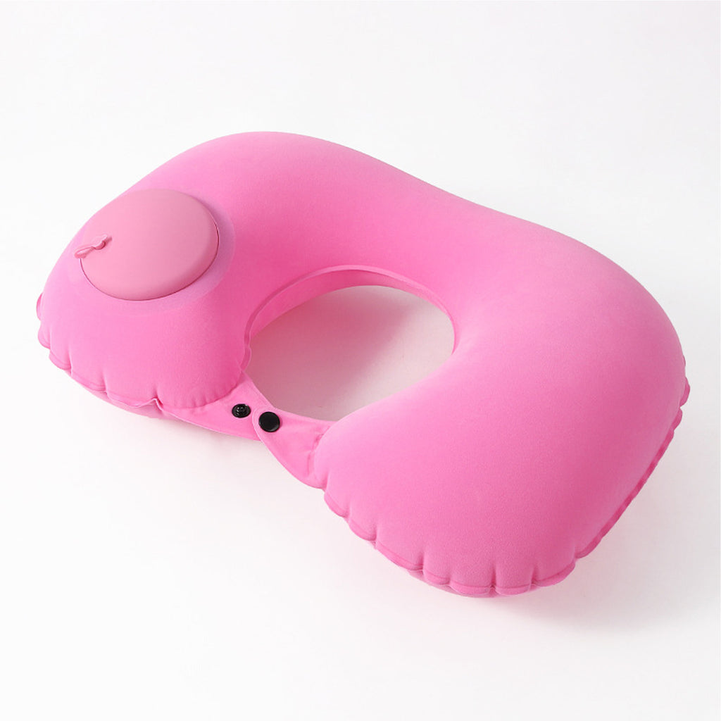 Inflatable U-Shaped Neck Pillow