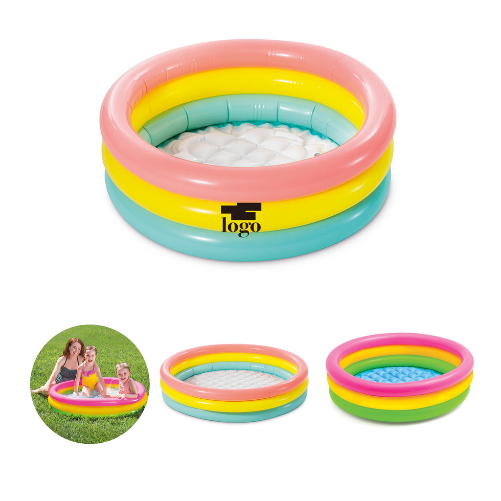Children Rainbow Inflatable Pool