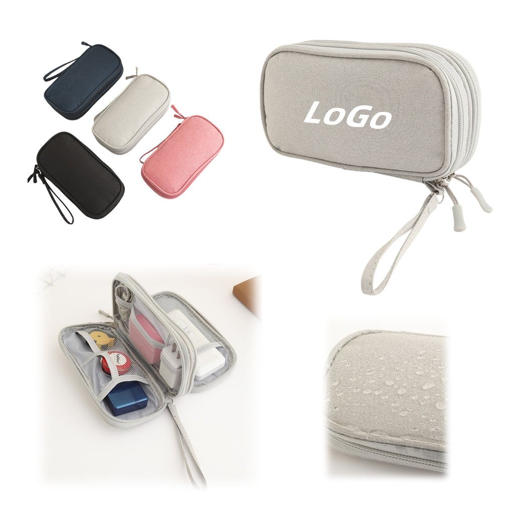 Portable Data Cable Organizer Pouch