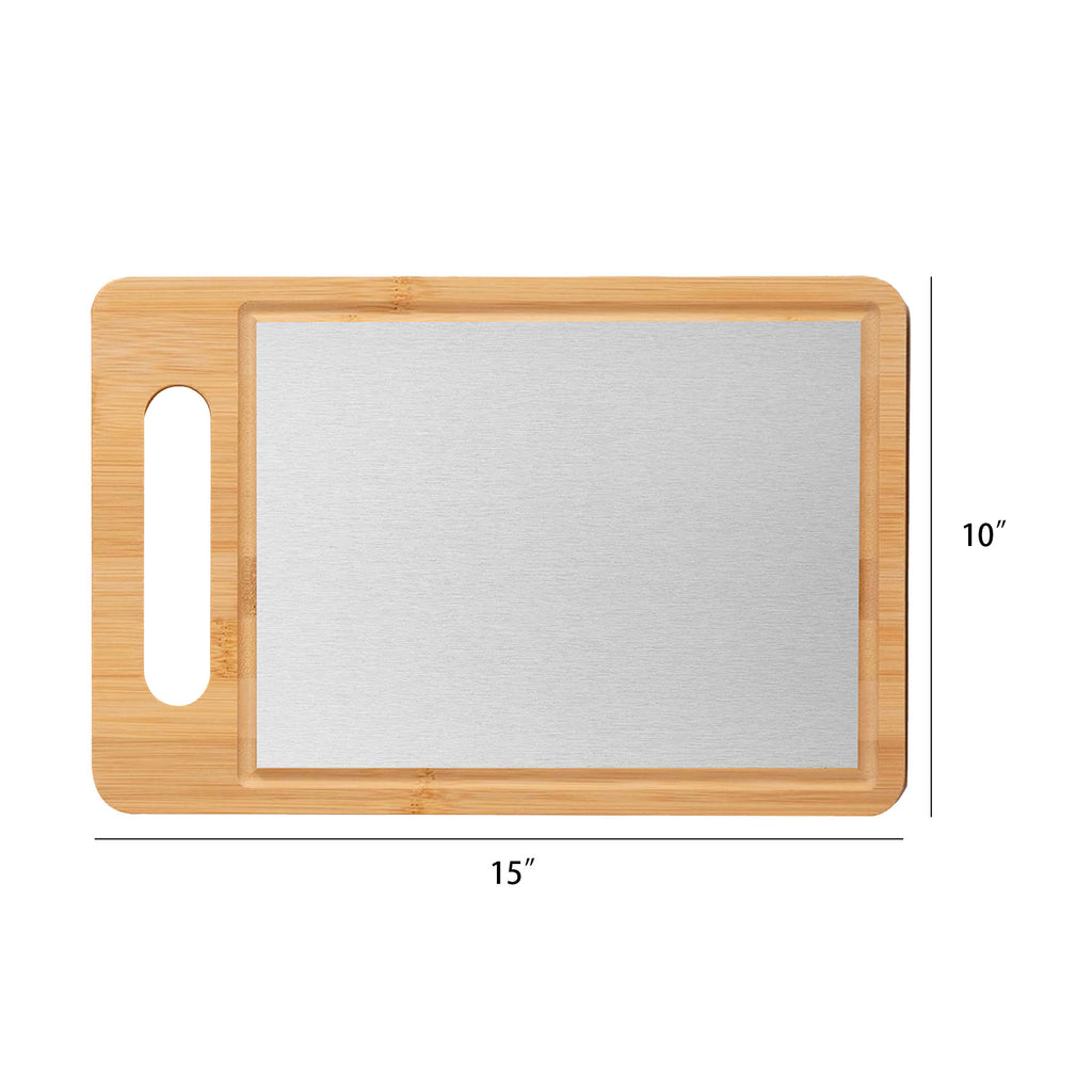 Bamboo Stainless Steel Cutting Board