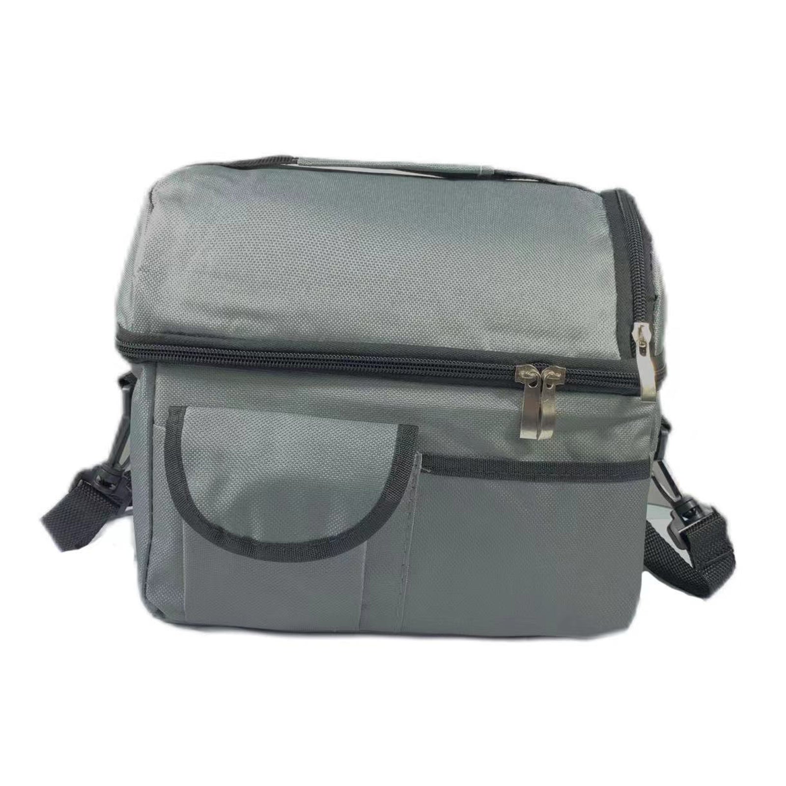 Portable Double-Layer Ice Pack Food Insulation Bag
