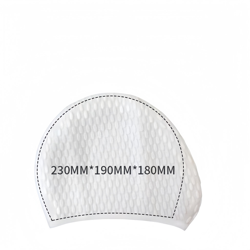 Silicone Teardrop Swim Cap