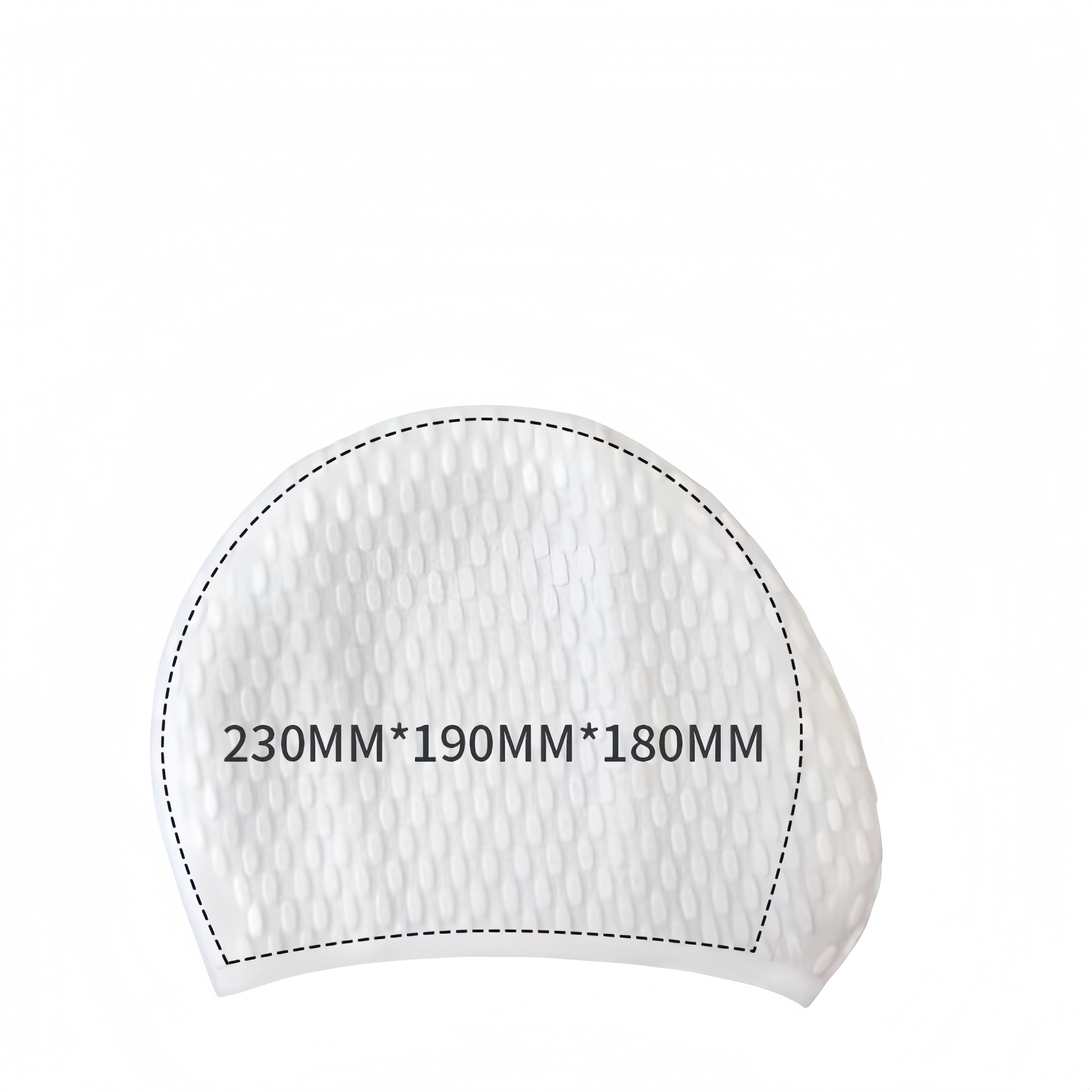 Silicone Teardrop Swim Cap