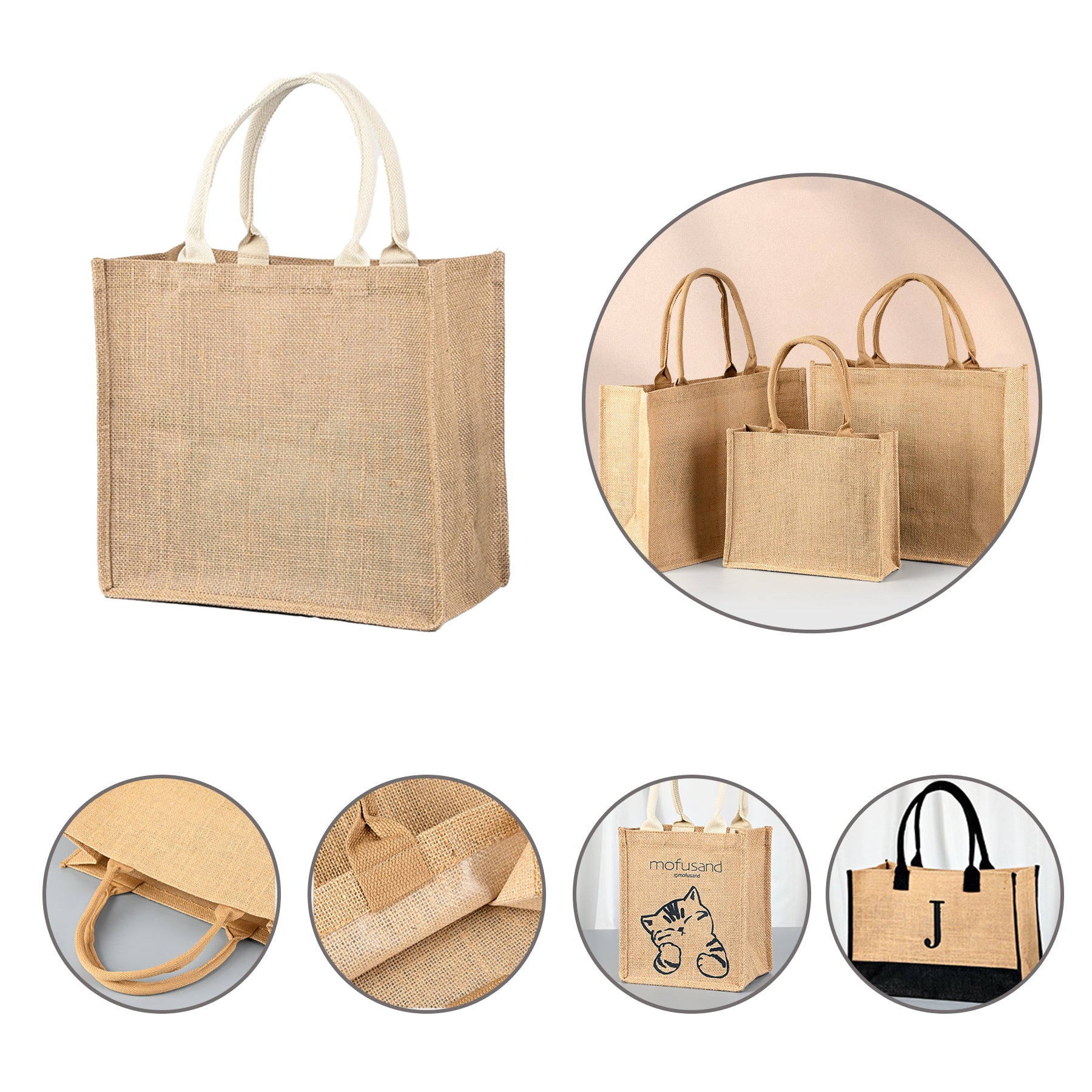 Eco-Friendly Jute Tote Bag
