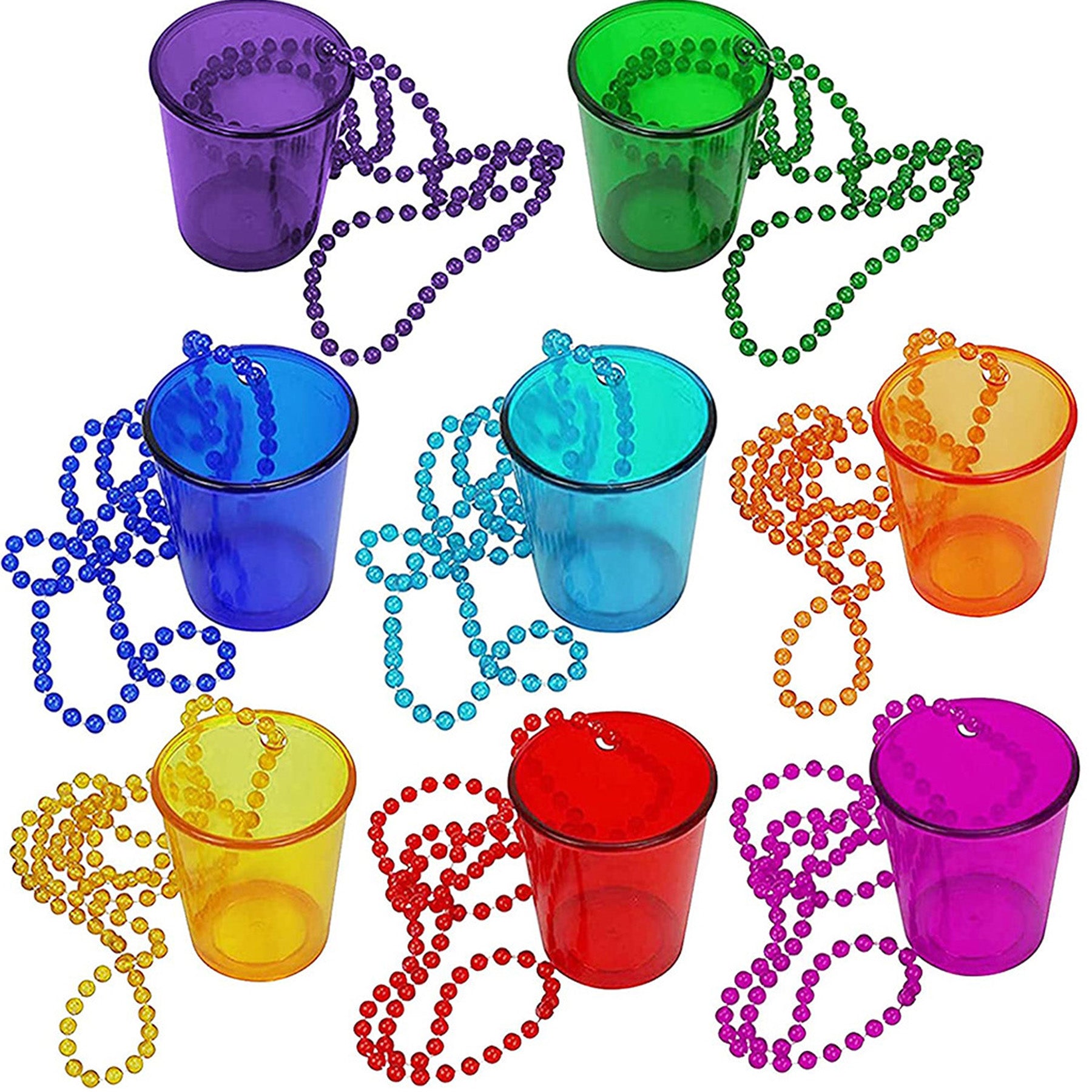 2 Oz Party Beaded Necklace Cups