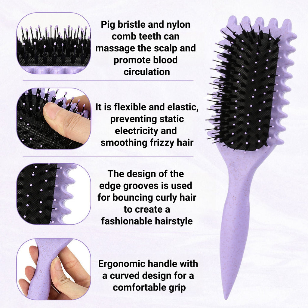 Curl Define styling BounceBrush Comb