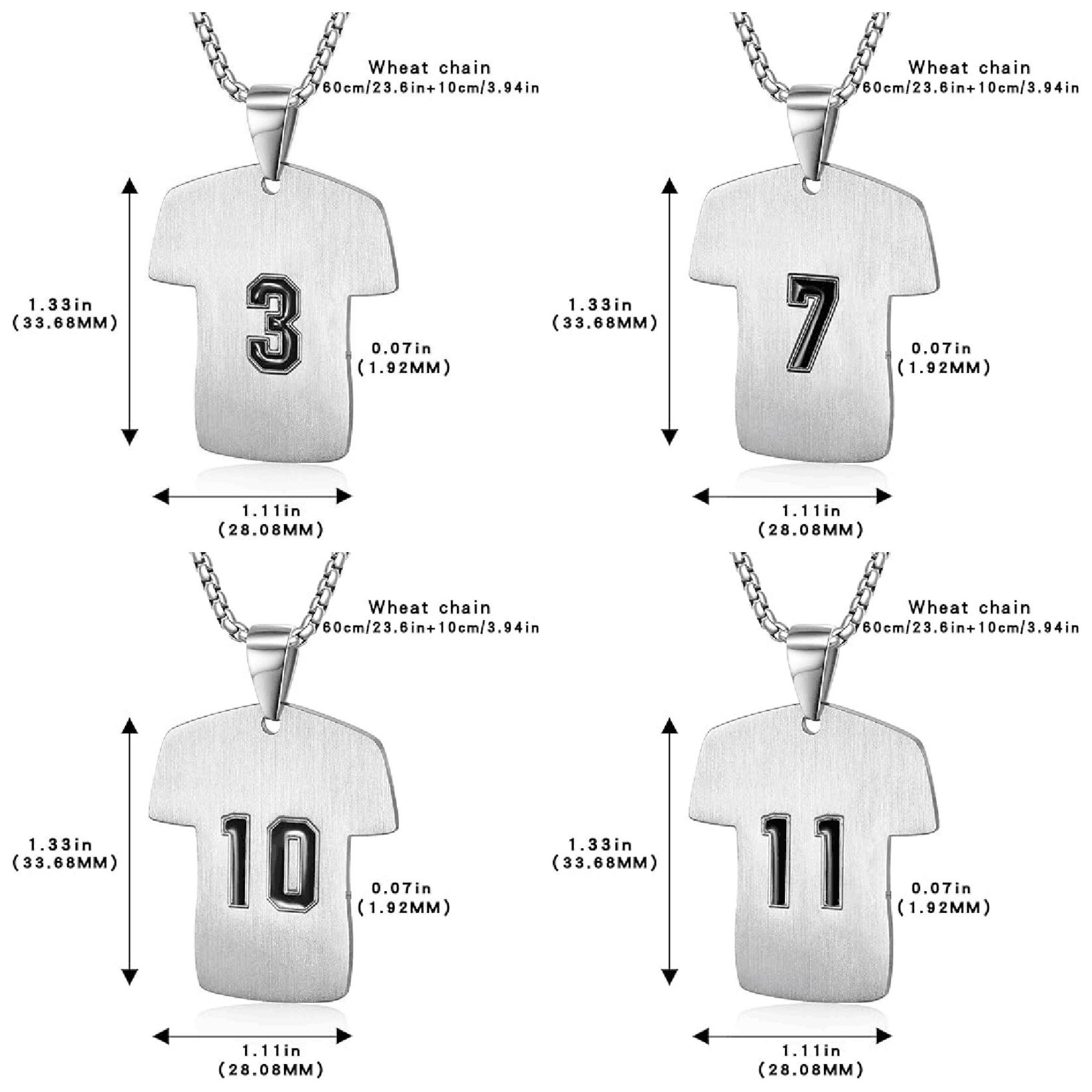Personalized Number Necklaces